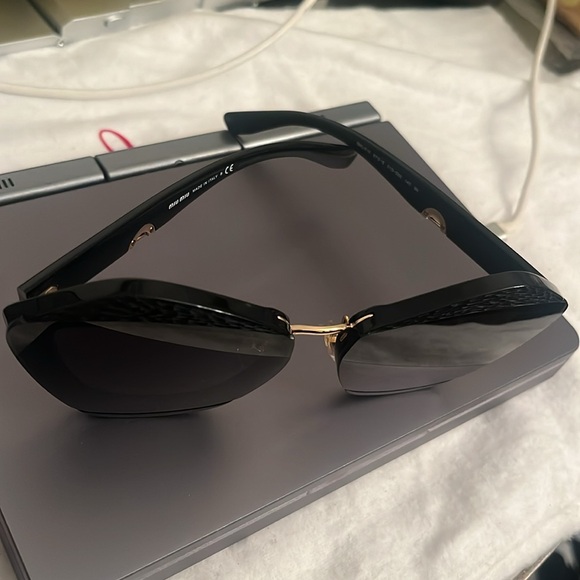 Miu Miu sunglasses AUTHENTIC SMU 01X NWOT - Picture 3 of 8